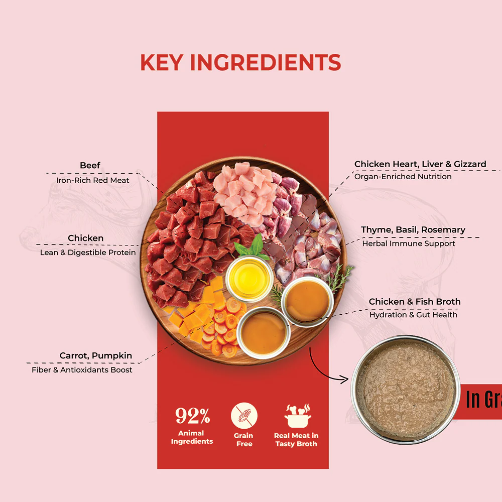 Bruno's Wild Essentials Slurpup Buff & Chicken Recipe Dog Wet Food - Runbopad