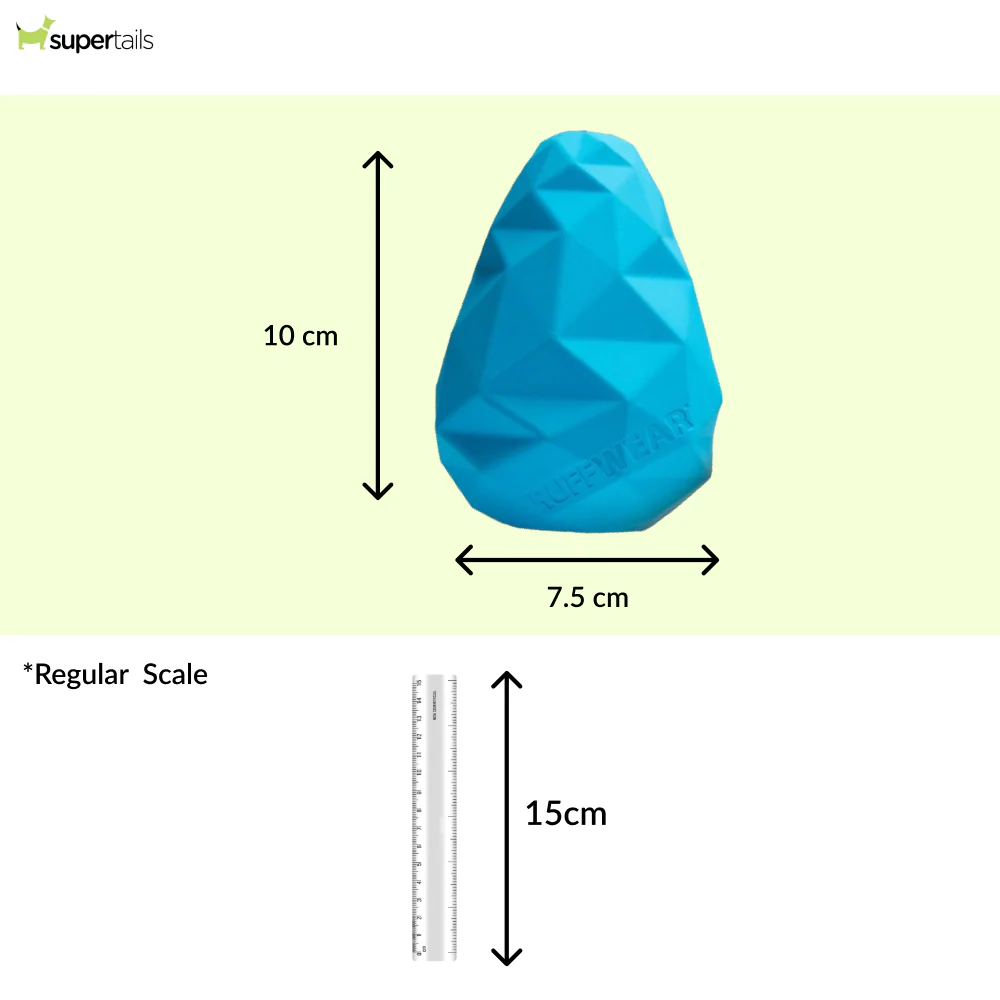 Ruffwear Gnawt a Cone Toy for Dogs (Metolius Blue) - Runbopad