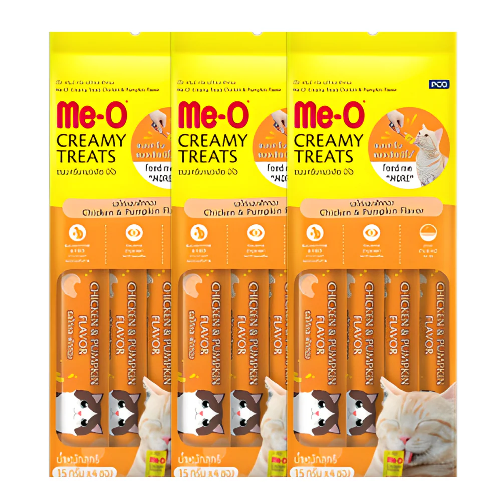 Me O Chicken and Pumpkin Cat Treat - Runbopad