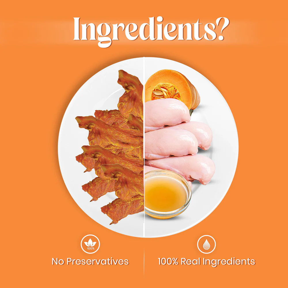 FurLoved Chicken and pumpkin High Protein Dog Treats - Runbopad