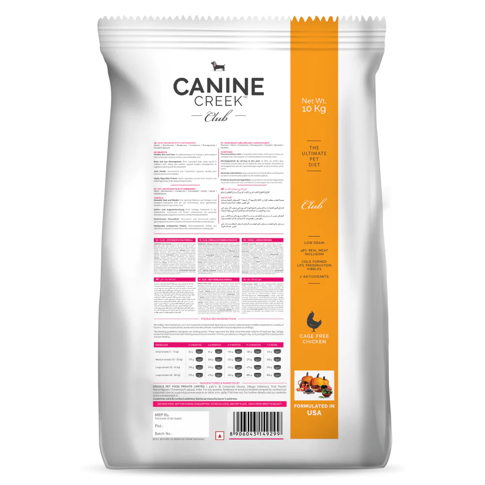 Canine Creek Club Ultra Premium Dog Dry Food - Runbopad