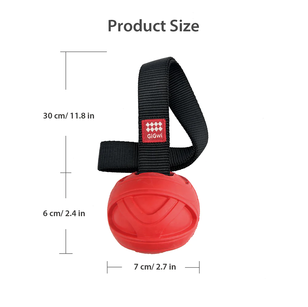 GiGwi Go! Fetch Slinger Ball Toy for Dogs (Red) - Runbopad