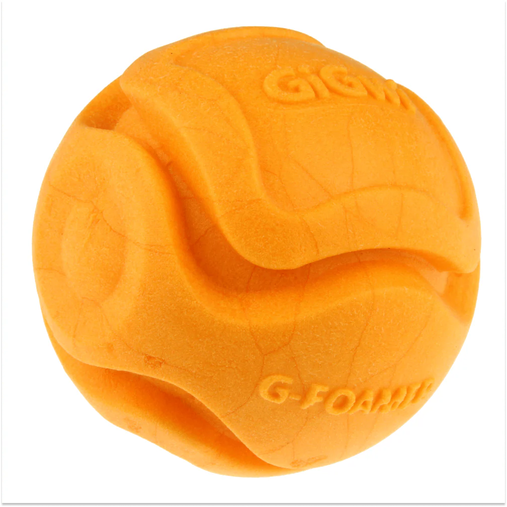 GiGwi G Foamer Ball Toy for Dogs (Orange) - Runbopad