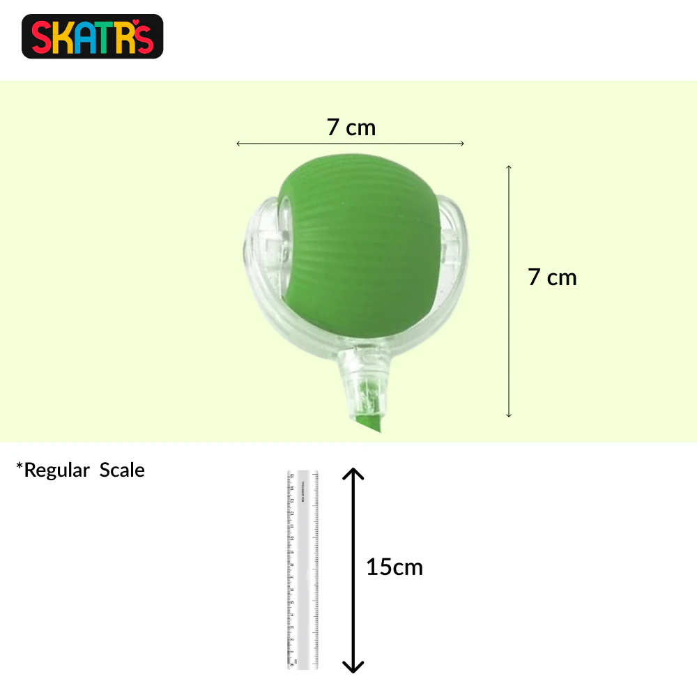 Skatrs Running Ball with String Toy for Cats (Green) - Runbopad