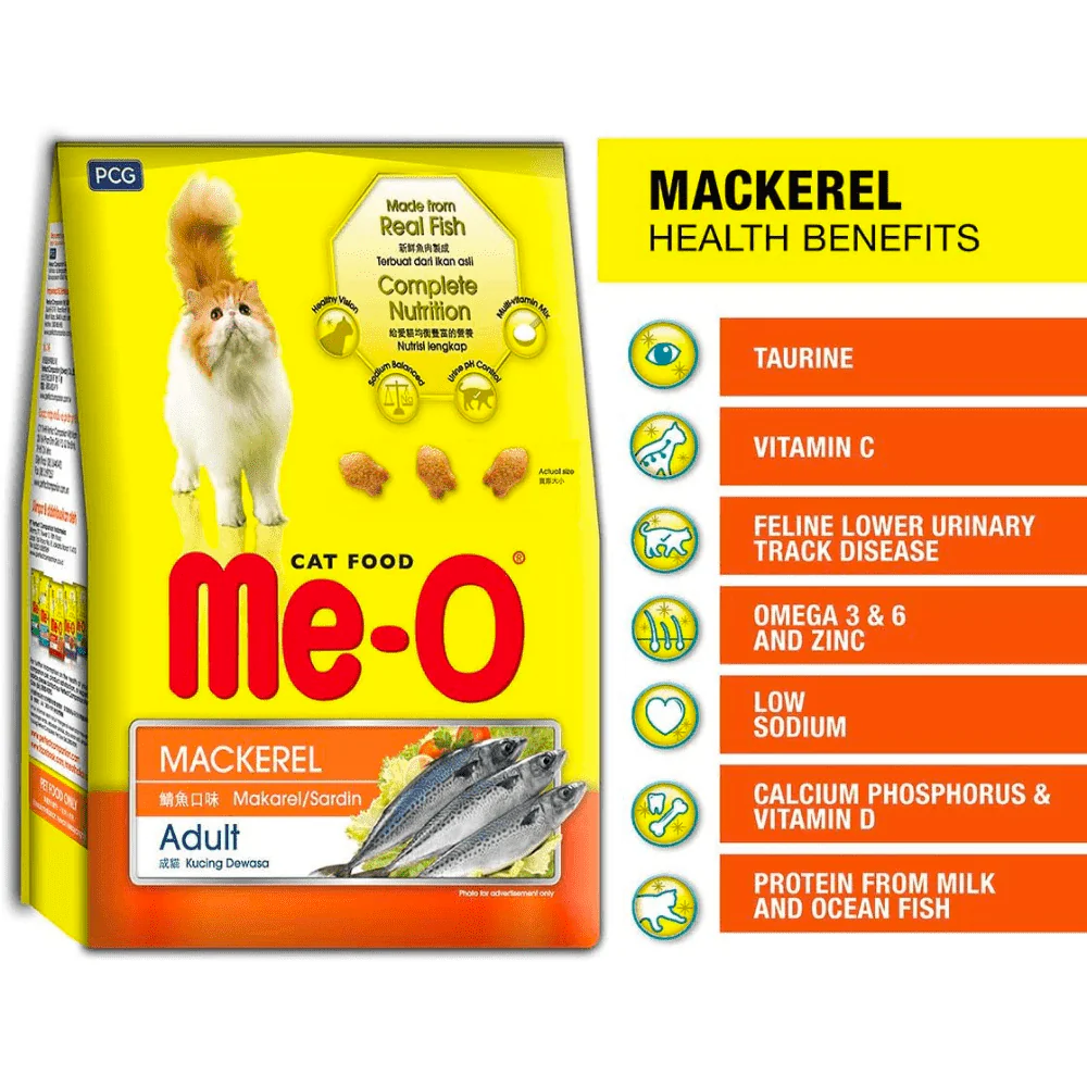 Me O Mackerel Adult Cat Dry Food - Runbopad