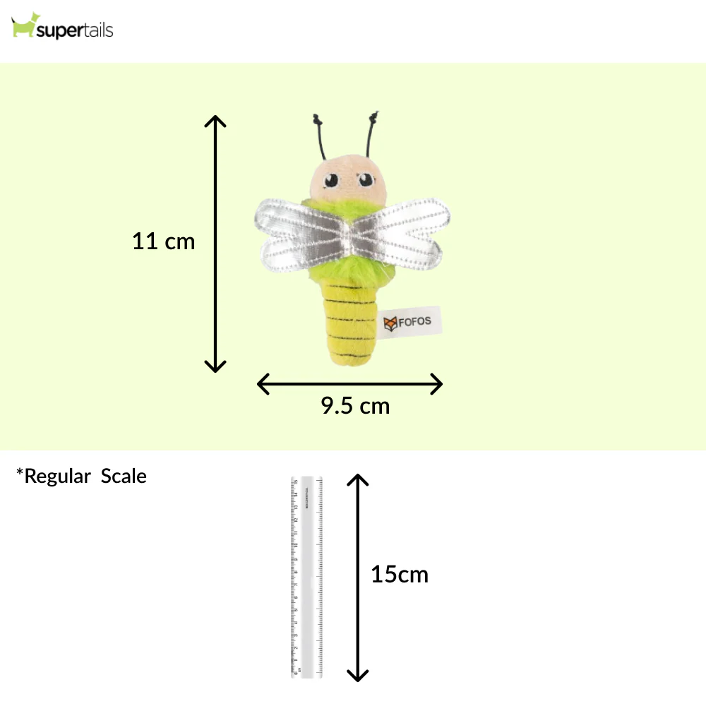 Barkbutler x Fofos Dragonfly Catnip Toy for Cats - Runbopad