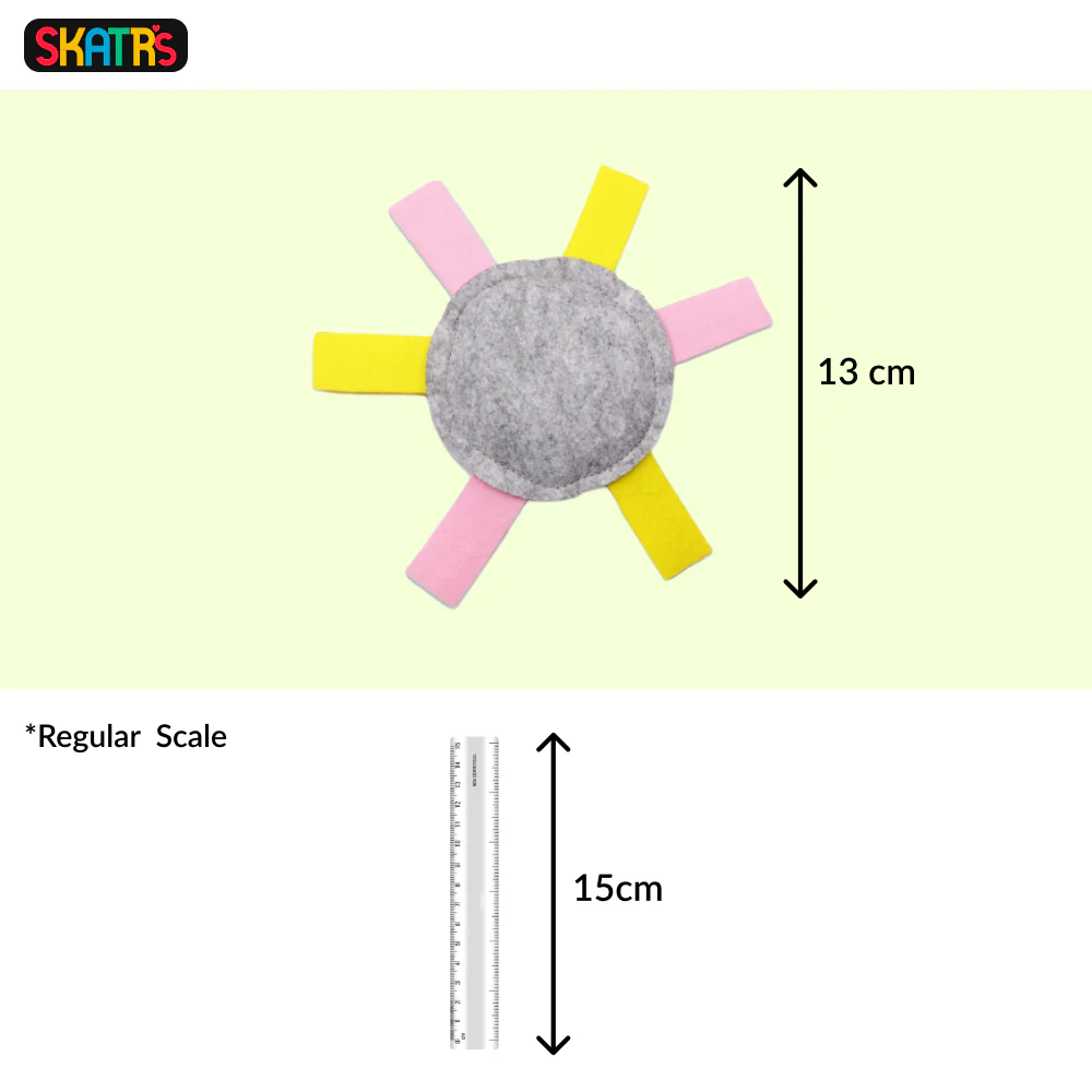 Skatrs Sunny Bun Sunflower Catnip Toy for Cats - Runbopad