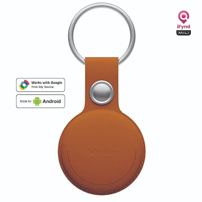 Mitag Go Anti Loss Device with Keychain Tracker (Brown) | Android - Runbopad