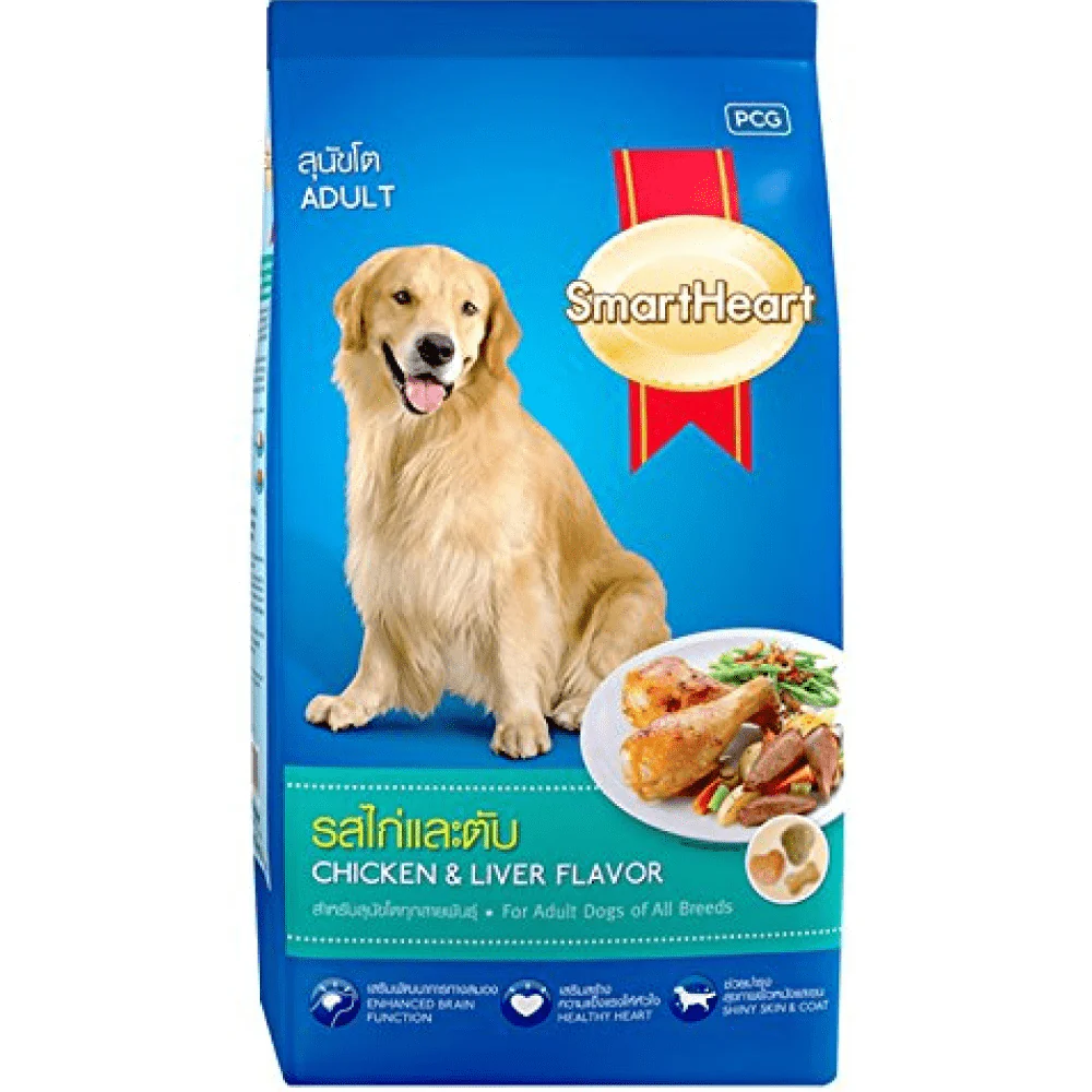 SmartHeart Chicken & Liver Adult Dog Dry Food - Runbopad