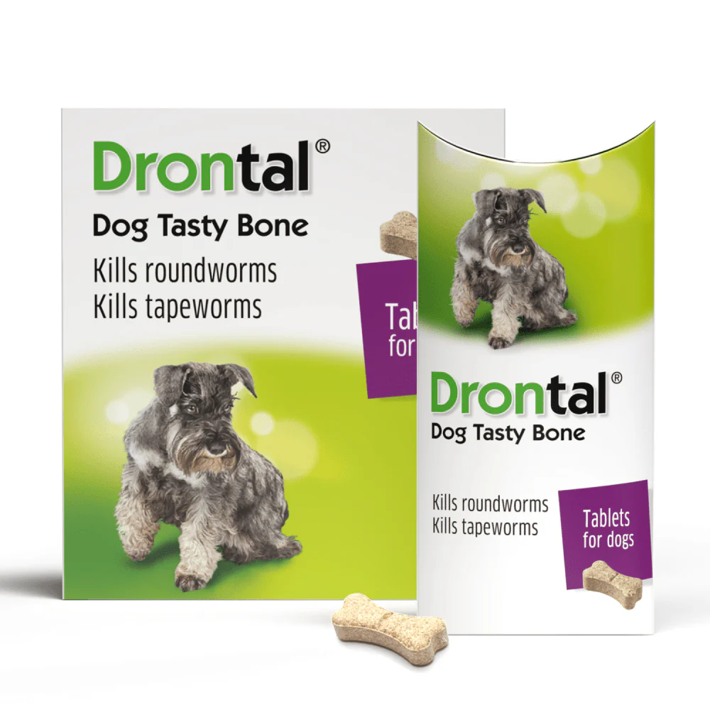 Drontal Plus Tasty Deworming Tablet for Dogs (6 Tabs) and Mankind Hepamust Liver Tonic 200ml Combo - Runbopad
