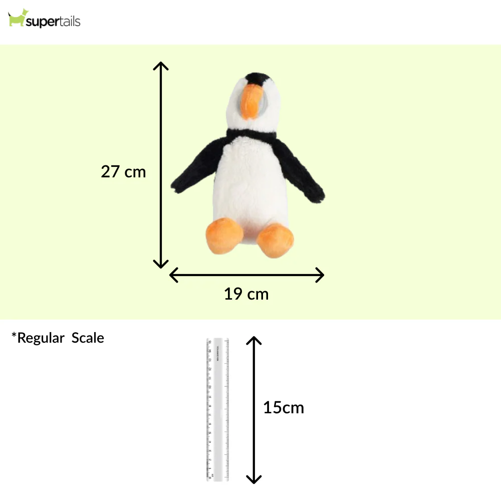 Barkbutler x Fofos Wildlife Penguin Plush Toy for Dogs - Runbopad