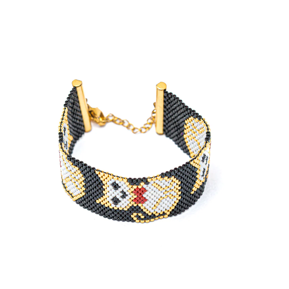 Jenni & Janki Minimalist Handwoven Miyuki Cat Bracelet - Runbopad