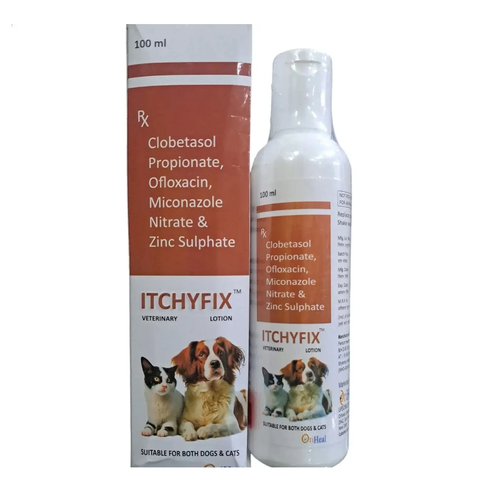 Oriheal Itchyfix Lotion for Dogs and Cats 100ml - Runbopad
